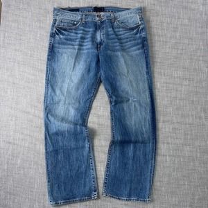 Y2K Lucky Brand 367 Vintage Bootcut Baggy Wide Leg Jeans 40x33 Skater Cyber Goth